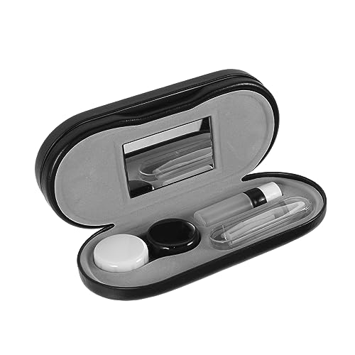 TOBBOMEY Mehrzweck-brillenaufbewahrung Tragbare Reise-Brillen-Organizer-Box Separater Linsenbereich von TOBBOMEY