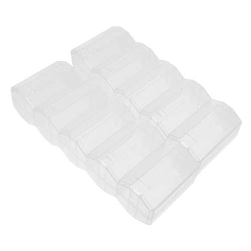 TOBBOMEY 2 Stück Teiliges Transparentes Poker Chip Organizer Kunststoff Chip Box mit Multi Fächern Kompakter Strapazierfähiger Chiphalter für und Karten Platzsparend und Übersichtlich für von TOBBOMEY