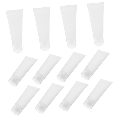 TOBBOMEY 20stücke Teiliges Nachfüllbare Reise Lotion Tuben Leere Kosmetikbehälter Für Handcreme Zahnpasta Flüssigseife Tragbare Squeeze Flaschen Für Reisen von TOBBOMEY
