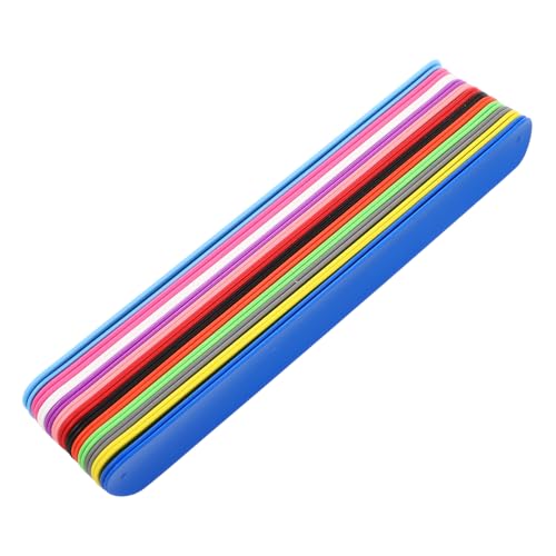 TOBBOMEY 24 Stück Teiliges Silikon Schnapparmbänder für Bunte und Weiche Slap Wristbands Elastisch und Hautfreundlich als Partygeschenke Klassenzimmer Belohnungen für Familie und Freunde von TOBBOMEY