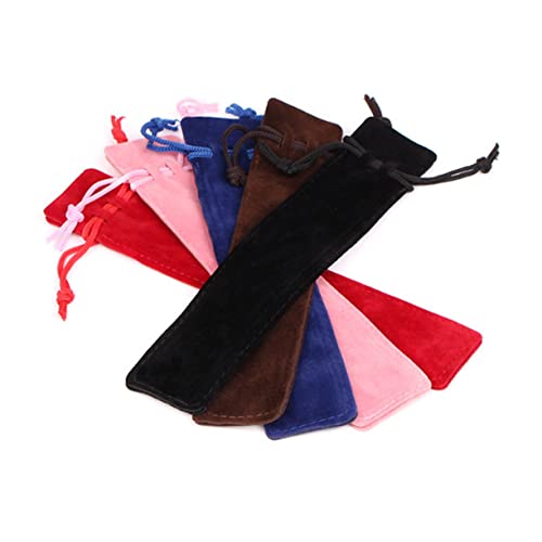 TOBBOMEY 25St Stiftetui Geschenkverpackung verpackung platzsparend geschenkpaket Zeichenstiftbeutel Stifttasche Federtasche mit Kordelzug Mäppchen Bleistiftbeutel mit Kordelzug von TOBBOMEY