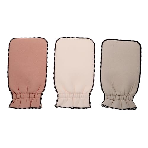 TOBBOMEY 3-teiliges Set Polyester-badetücher – Reichweite – Pflanzen-rückenschrubber – Polyester – Schnelltrocknend – Badeschrubber von TOBBOMEY