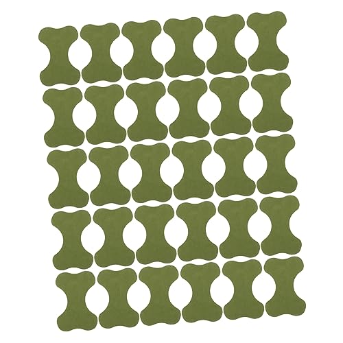 TOBBOMEY 30blätter Beifuß-aufkleber Blanko-moxa-aufkleber Kleine Moxa-pflaster Haushalts-beifuß-pflaster Leere Akupunkturpunkt-aufkleber Hautverträglich Luftdurchlässig Einfach Anzuwenden s von TOBBOMEY