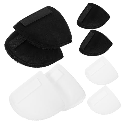 TOBBOMEY 4paare Schulterpolster Aus Schwamm Für Damenbekleidung Rutschfeste Schulterverstärkerpolster Für Anzüge Kleidung Und Pullover Wiederverwendbar Und Atmungsaktiv von TOBBOMEY