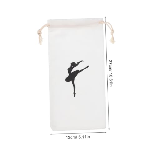 TOBBOMEY 4 Stück Teiliges Ballettschuhtaschen aus Satin mit Kordelzug Leichte und Tragbare Ballettschuh aufbewahrungstaschen für Damen Praktischer Organizer für Spitzenschuhe und von TOBBOMEY