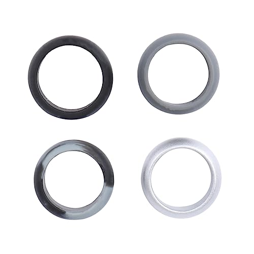 TOBBOMEY 4 Stücke Silikonring Ringe Frauen Silberring Silikon Ehering Ringe für den Sport Eheringe aus Silikon Sportringe TOBBOMEY 4 Stücke Silikonring Ringe Frauen Silberring Silikon Ehering Ringe für den Sport Eheringe aus Silikon Sportringe von TOBBOMEY