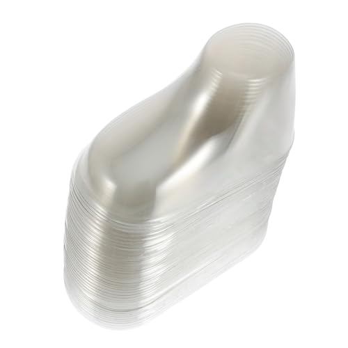 TOBBOMEY 40 Stück Transparente Schuh Display Ständer aus PVC Schuhe und Socken Halter Formstabil Langlebig für Babyschuhe und Krabbelschuhe Schuhspanner von TOBBOMEY