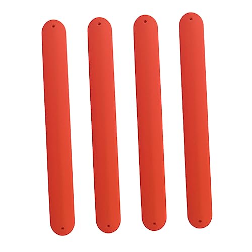 TOBBOMEY 4 Stück Silikon Slap Armbänder für Kinder Farbige Selbstgemacht Slap Armbänder Partyzubehör Flexibel und Hautfreundlich als Partygeschenke für Mädchen von TOBBOMEY