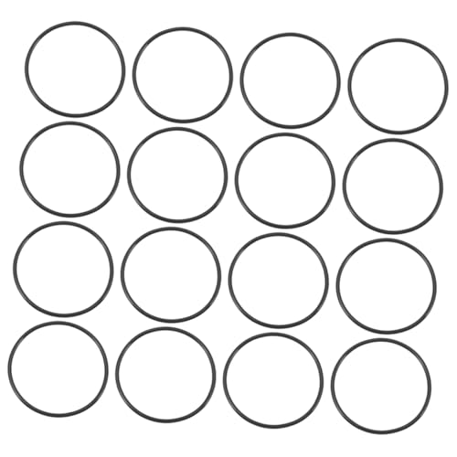 TOBBOMEY 50 Stück Elastische Silikonarmbänder Hautfreundliche Dehnbare Armbänder mit Glatter Oberfläche Dekorative Runde Wristbands für Party Events und DIY Zubehör Schwarzes Stretch von TOBBOMEY