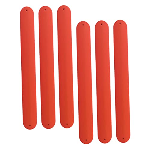 TOBBOMEY 6 Stück Teiliges Silikon Schnapparmband für DIY Malspielzeug Langlebig und Hautfreundlich Mitgebsel für Geburtstagsfeiern Halloween und Mehr von TOBBOMEY