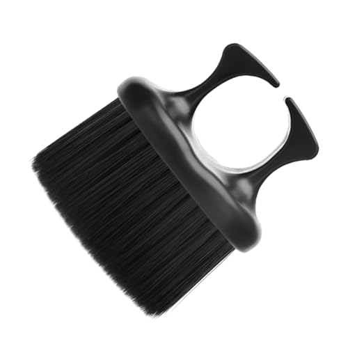 TOBBOMEY Bartbürste Für Männer Mit Gebrochenem Haarreinigungsbüstenkopf Schnurrbartbürste Mit Fingerring-design Für Handheld-pflege Und Reinigung von TOBBOMEY