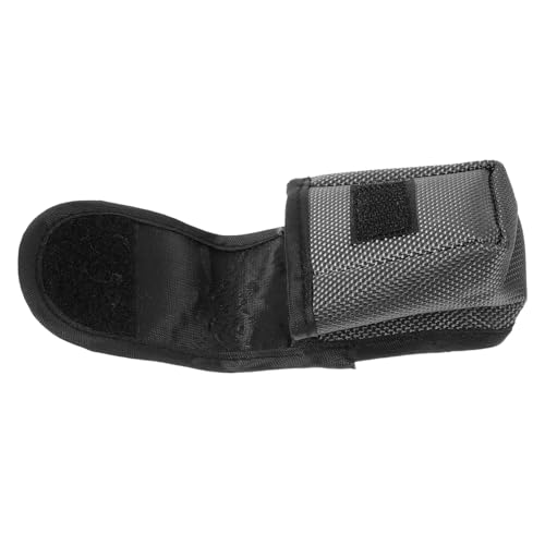 TOBBOMEY Blauer Blutdruckmessgerät Aufbewahrungsbeutel Polyester Stoßfest Tragetasche Leicht Tragbar für Fingerpulsoximeter Reise Organizer Tasche von TOBBOMEY