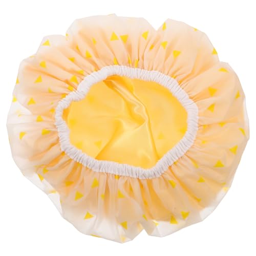 TOBBOMEY Doppellagige Wasserdichte Duschhaube Für Damen Extra Großer Elastischer Haarbonnet Für Langes Haar Wiederverwendbare Badekappe Mit Modischem Muster Für Duschen Und Wellness TOBBOMEY Doppellagige Wasserdichte Duschhaube Für Damen Extra Großer Elastischer Haarbonnet Für Langes Haar Wiederverwendbare Badekappe Mit Modischem Muster Für Duschen Und Wellness von TOBBOMEY