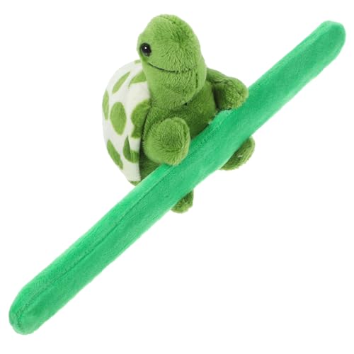 TOBBOMEY Kuscheltiere Slap Armband mit Schildkröten Weiches Plüsch Handgelenkband Mitgebsel für Kindergeburtstage Halloween und Partys Sicher und Leicht von TOBBOMEY