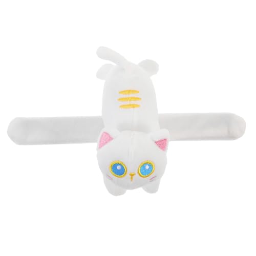 TOBBOMEY Plüsch Katzen Schnapparmband Weiches Kuscheltier Armband Einfach Anzulegen Langlebig und Leicht Party Deko und Kompakte Bequem Tragbar von TOBBOMEY