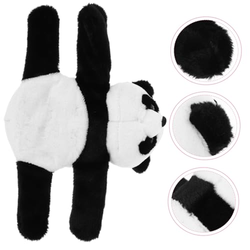 TOBBOMEY Plüsch Panda Slap Bracelet Groß Niedlich Tiermotiv Leicht Tragbar Partygeschenk Für Dschungel Geburtstag Halloween Weihnachten von TOBBOMEY
