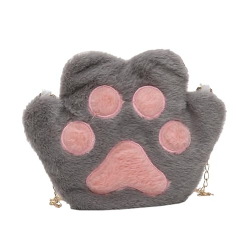 TOBBOMEY Plüsch Umhängetasche Mädchen Cartoon Bär Storage Bag mit Großer Kapazität für Reisen Shopping Party Geschenk von TOBBOMEY