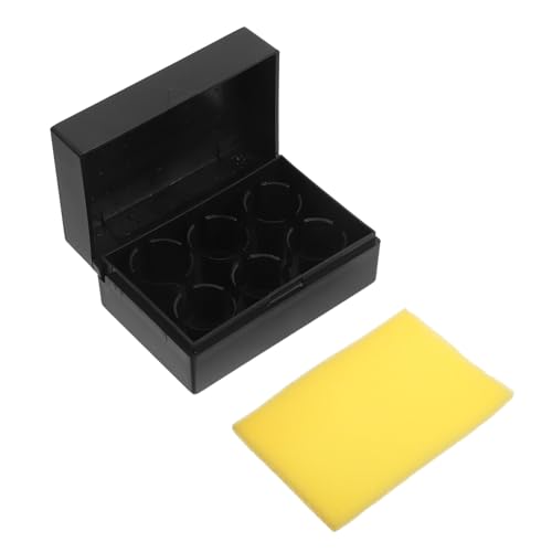 TOBBOMEY Präziser Mikroskop-objektivhalter mit Fächern Stoßfestes Aufbewahrungs Transportetui für Mikroskopteile Unabhängige Fächer Schützen Linsen vor Kratzern für Labor und von TOBBOMEY