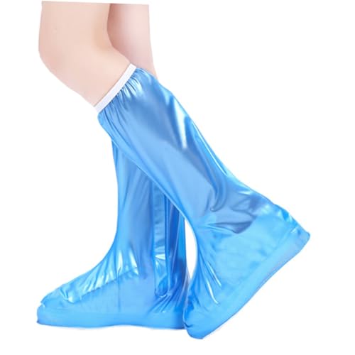 TOBBOMEY wasserdichte Outdoor-schuhüberzüge Schuhschutzüberzüge Mit Reißverschluss Für Regnerische Tage Verlängerte Schuhüberzüge Tragbare Schuhüberzüge Für Erwachsene von TOBBOMEY