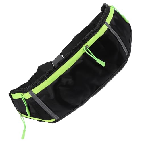 TOBBOMEY wasserdichte Verstellbare Bauchtasche für Handy Joggen Outdoor Sporttasche Herren mit Kopfhörerloch für Wandern Camping Alltag von TOBBOMEY