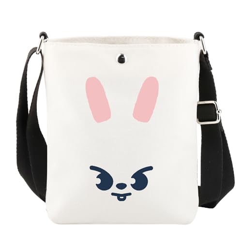 TOBGBE K Pop Lee-Know Gifts Lee-Know Face Character Crossbody Bag K Pop Boy Group Shoulder Bag for Member Fans Kpop Merch, Lee-kn-w Face Cb, modisch von TOBGBE