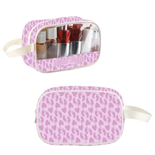 TOBGBE Womb Mates Make-up-Tasche für Zwillingsschwestern, Brüder, Kosmetik-Organizer, Neugeborene, Geschenke, Frauenkamerad mit Liebe, Twin Sister Clear MB, modisch TOBGBE Womb Mates Make-up-Tasche für Zwillingsschwestern, Brüder, Kosmetik-Organizer, Neugeborene, Geschenke, Frauenkamerad mit Liebe, Twin Sister Clear MB, modisch von TOBGBE