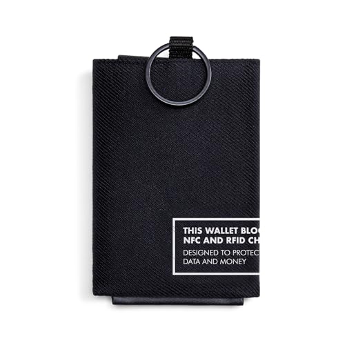 TOCA Portmonee Herren Kreditkartenetui RFID Blocker Karte Geldbeutel klein Schutzhülle Mini Wallet Geldbeutel klein. Weiß von TOCA