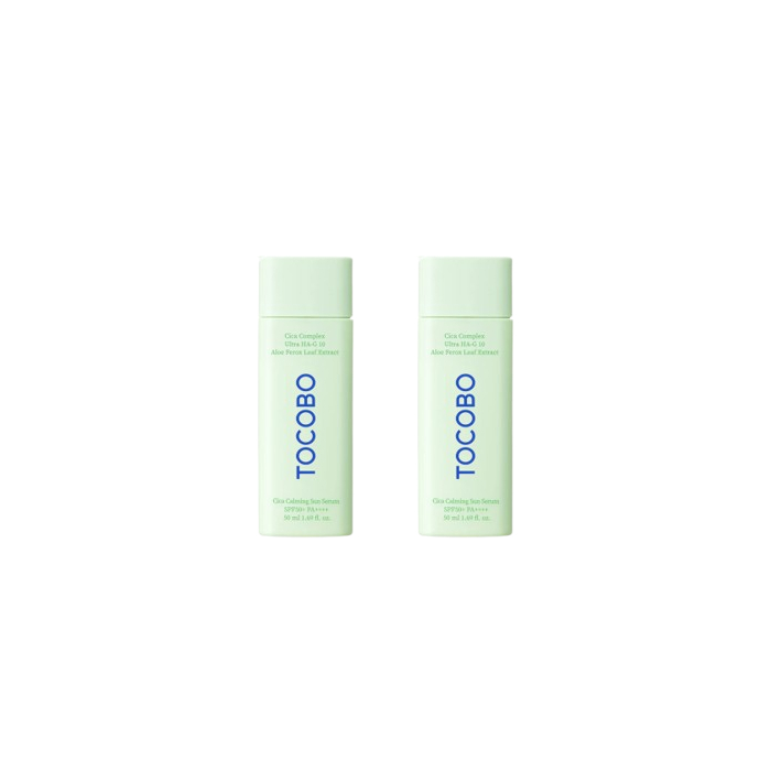 TOCOBO - Cica Calming Sun Serum SPF50+ PA++++ - 50ml (2ea) Set von TOCOBO