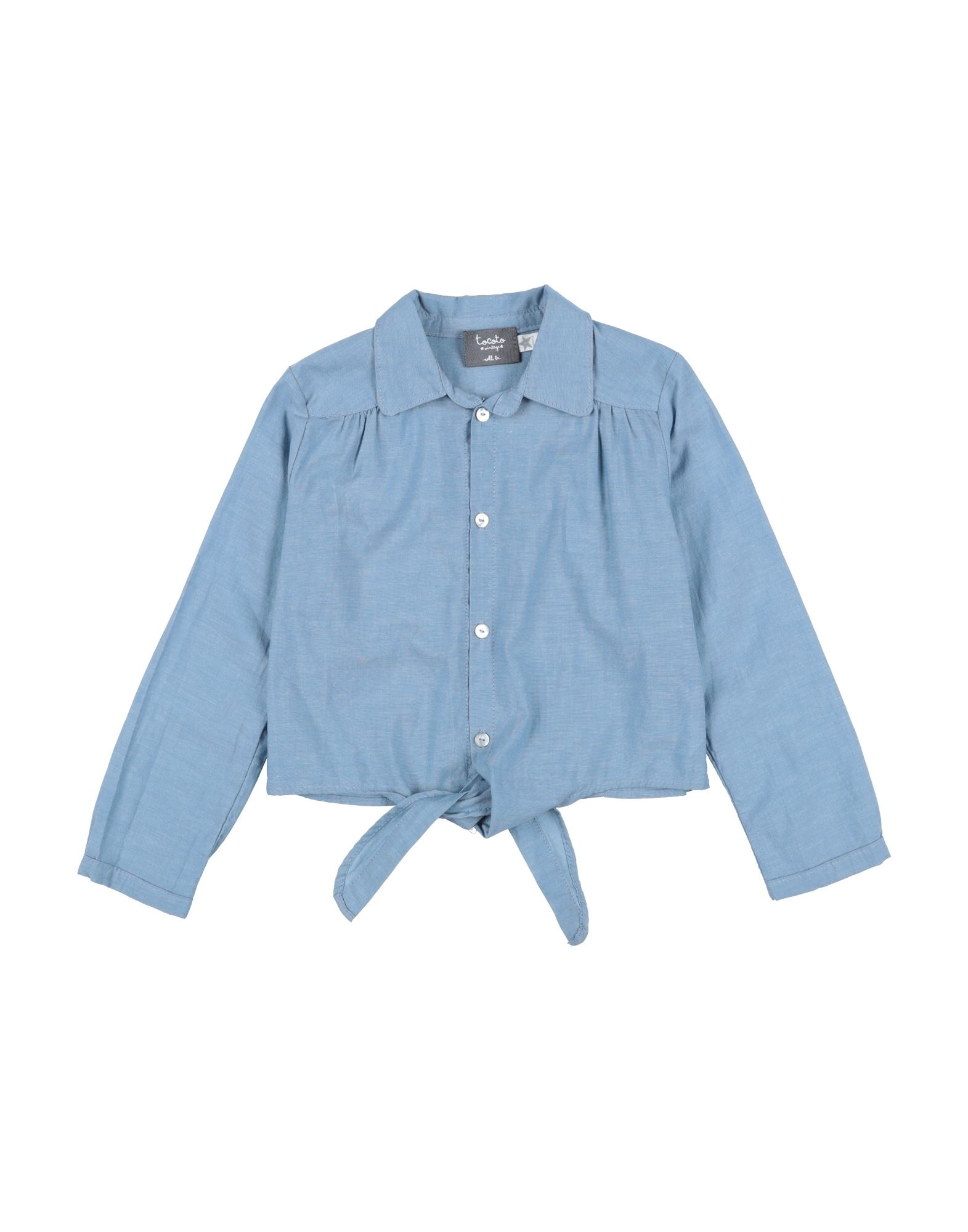TOCOTO VINTAGE Hemd Kinder Hellblau TOCOTO VINTAGE Hemd Kinder Hellblau von TOCOTO VINTAGE