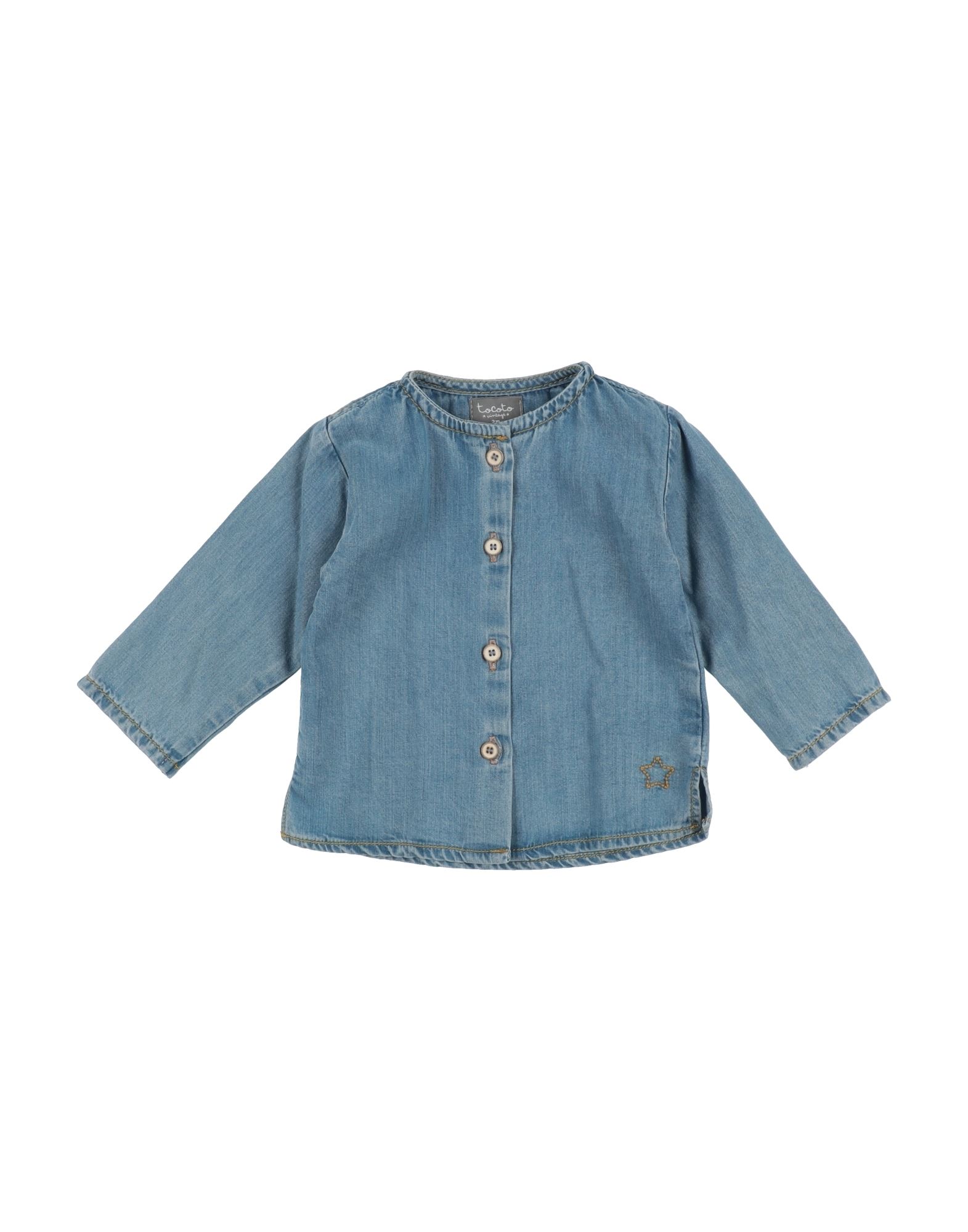 TOCOTO VINTAGE Jeanshemd Kinder Blau TOCOTO VINTAGE Jeanshemd Kinder Blau von TOCOTO VINTAGE
