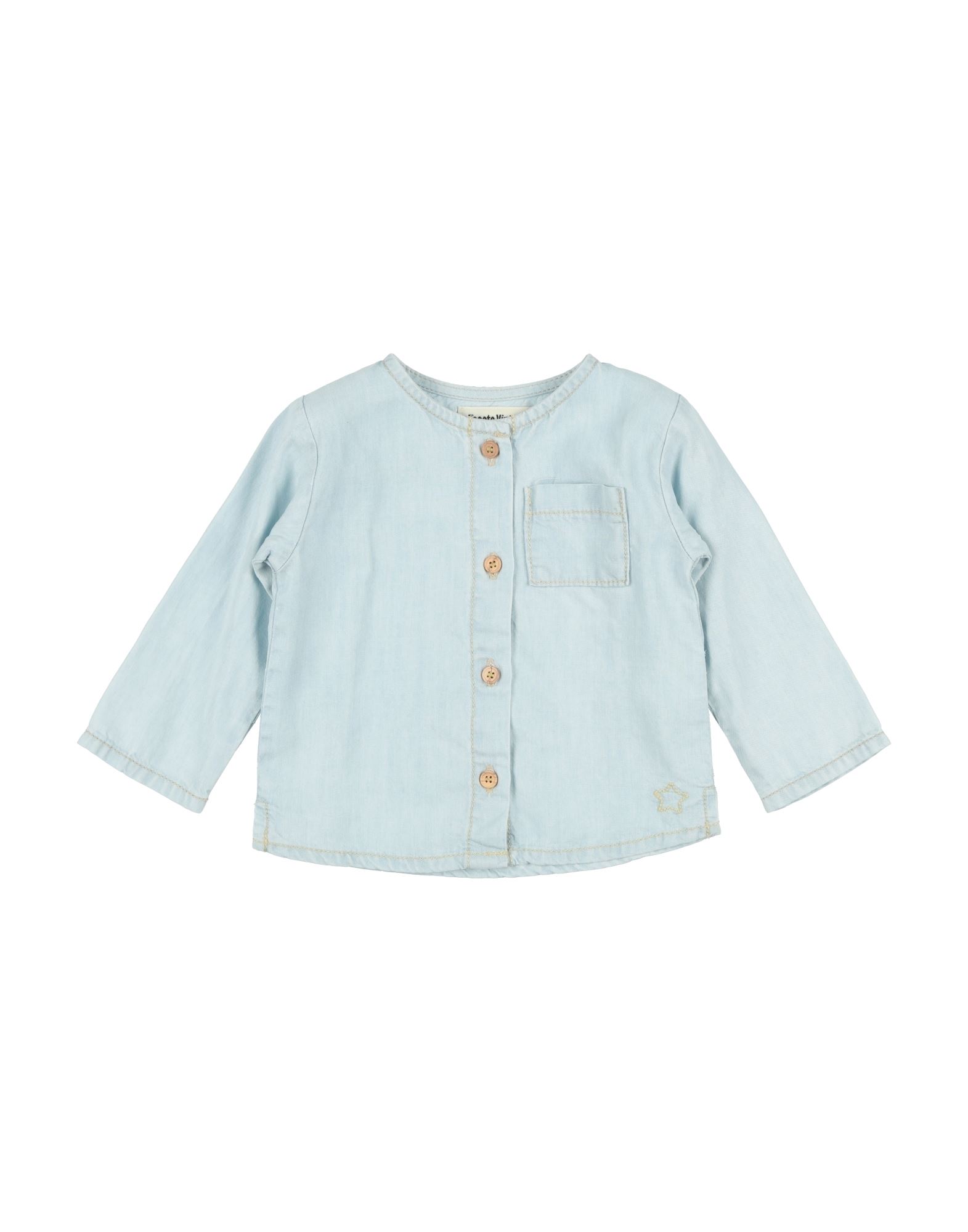 TOCOTO VINTAGE Jeanshemd Kinder Blau TOCOTO VINTAGE Jeanshemd Kinder Blau von TOCOTO VINTAGE