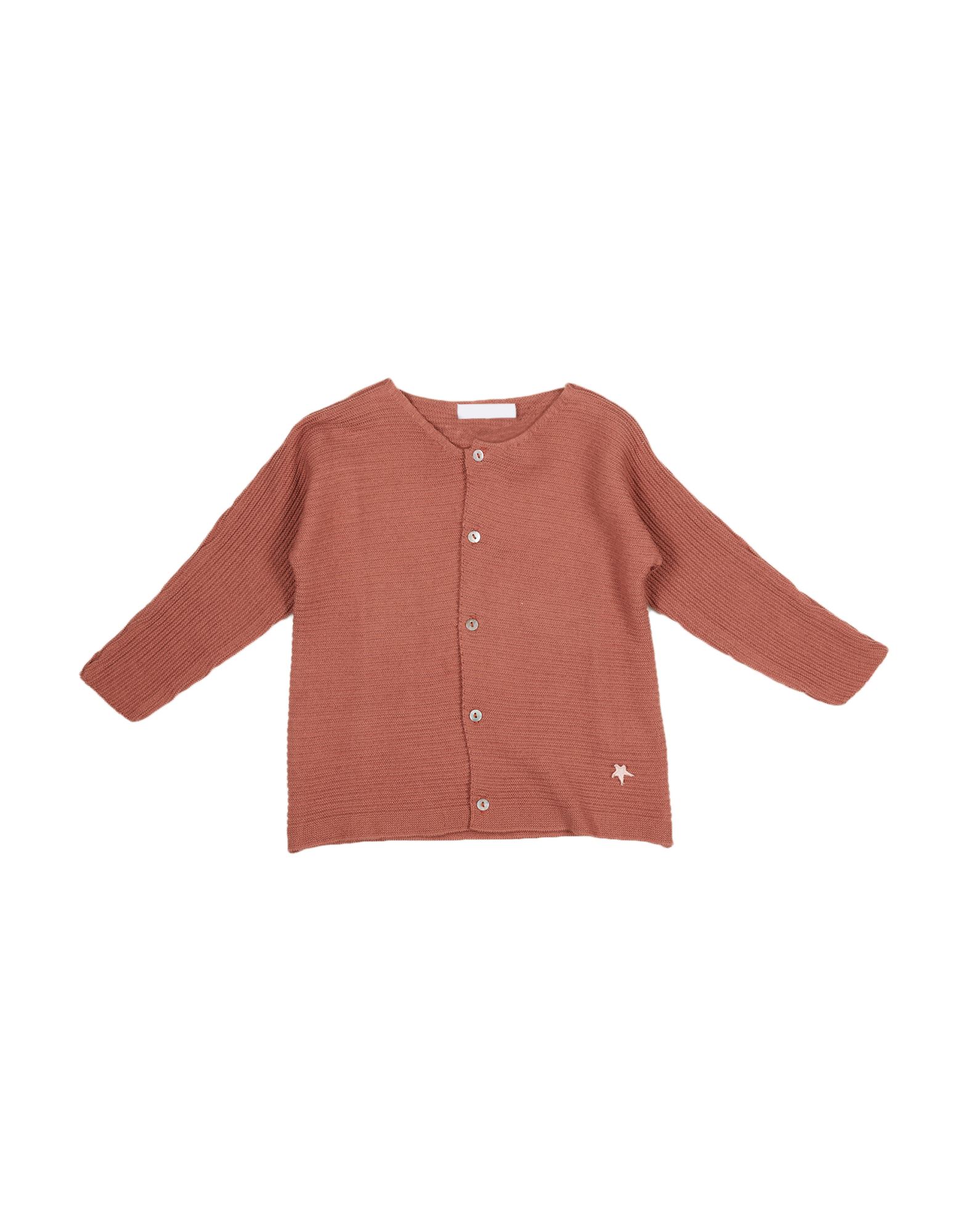 TOCOTO VINTAGE Strickjacke Kinder Braun von TOCOTO VINTAGE