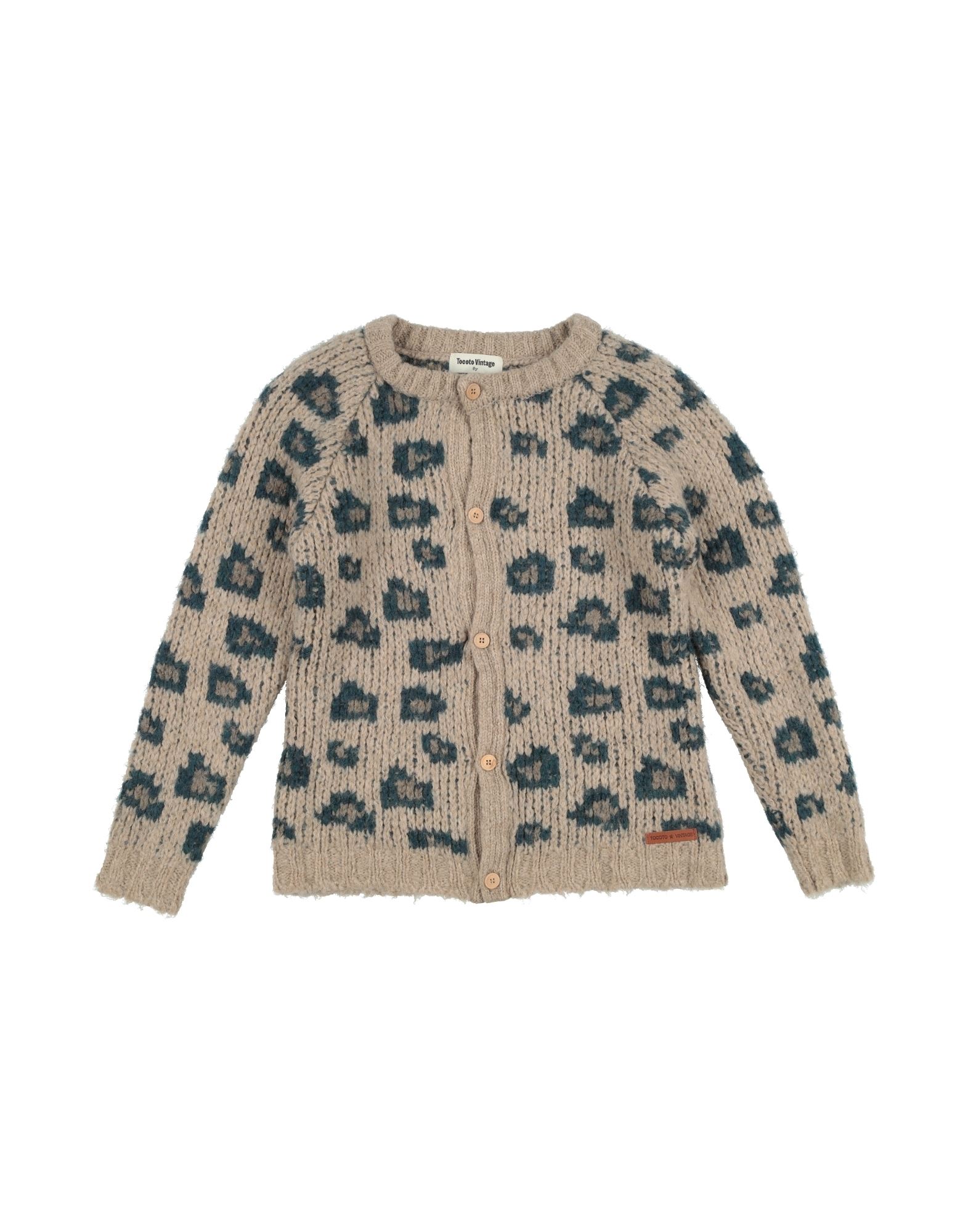 TOCOTO VINTAGE Strickjacke Kinder Sand TOCOTO VINTAGE Strickjacke Kinder Sand von TOCOTO VINTAGE