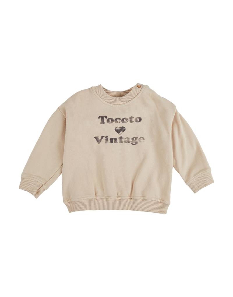 TOCOTO VINTAGE Sweatshirt Kinder Beige von TOCOTO VINTAGE
