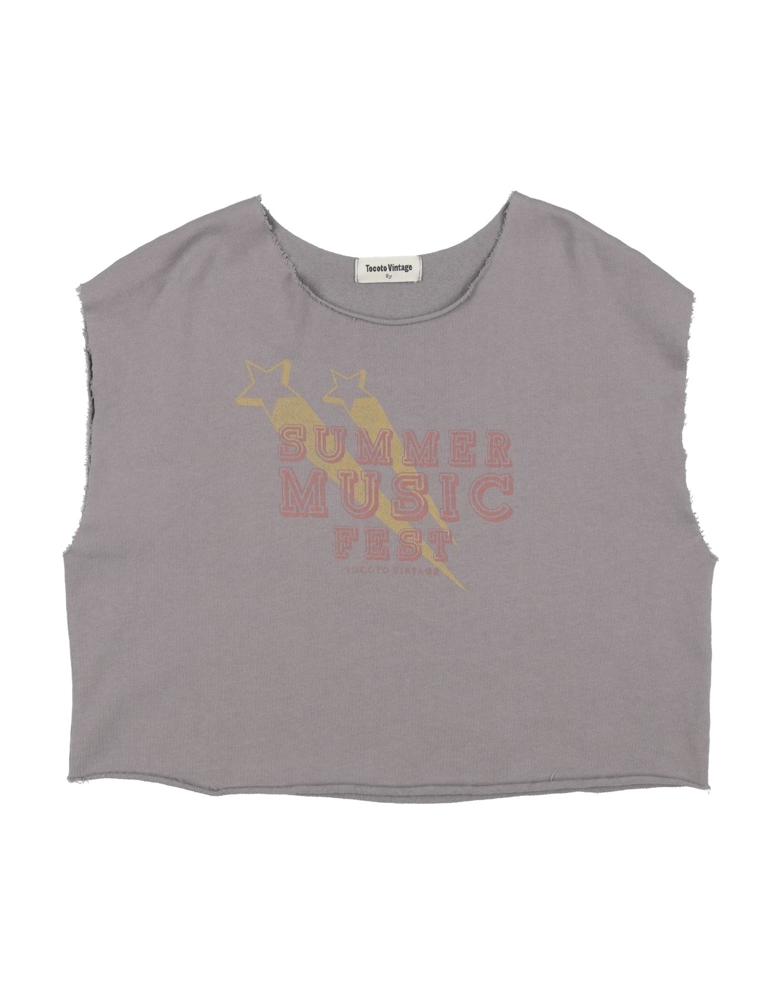 TOCOTO VINTAGE Sweatshirt Kinder Grau von TOCOTO VINTAGE