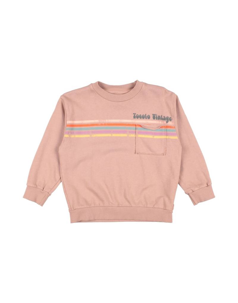 TOCOTO VINTAGE Sweatshirt Kinder Hellbraun von TOCOTO VINTAGE