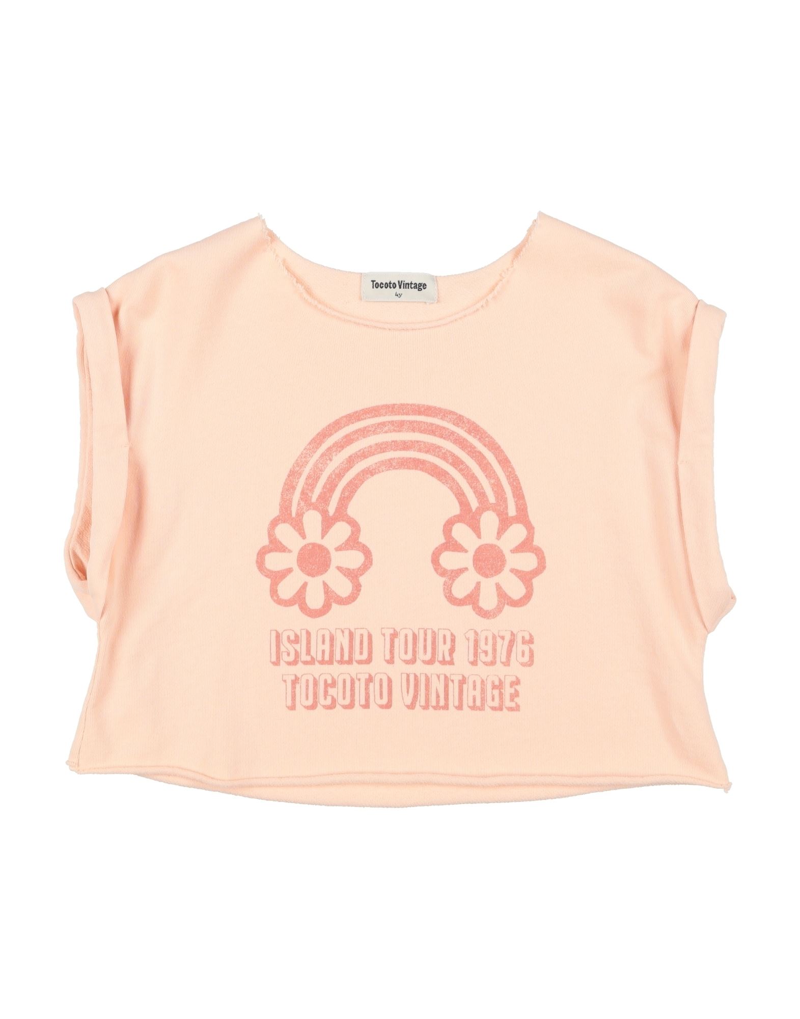 TOCOTO VINTAGE Sweatshirt Kinder Lachs von TOCOTO VINTAGE