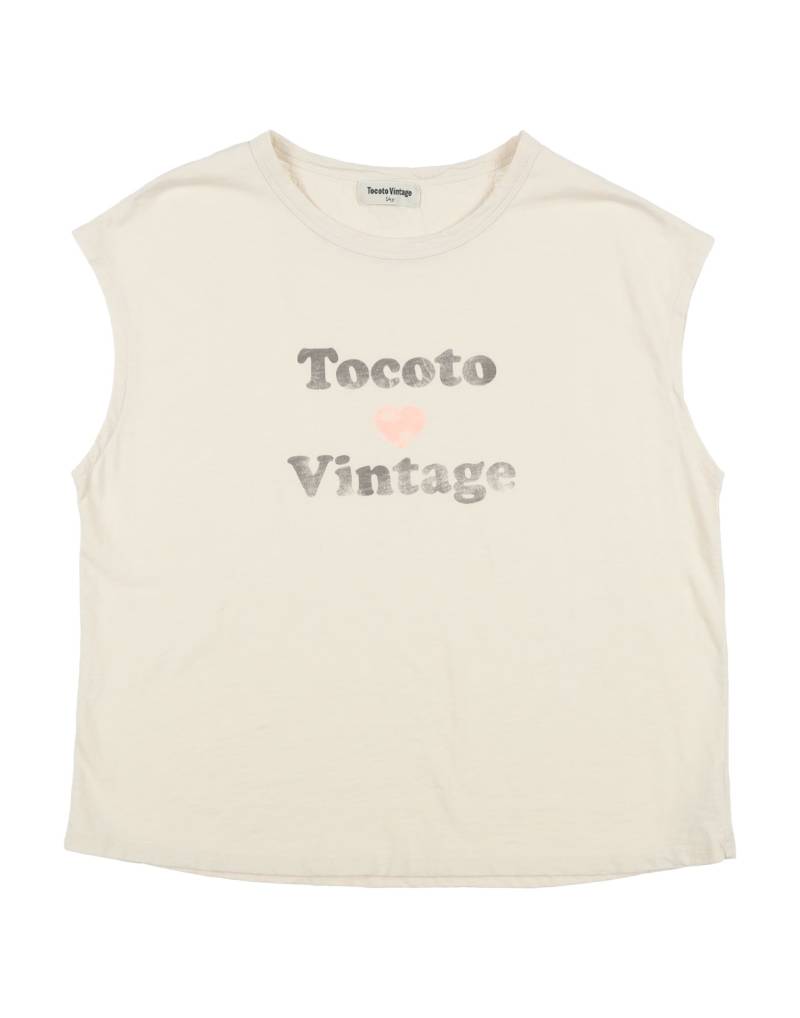 TOCOTO VINTAGE T-shirts Kinder Elfenbein von TOCOTO VINTAGE