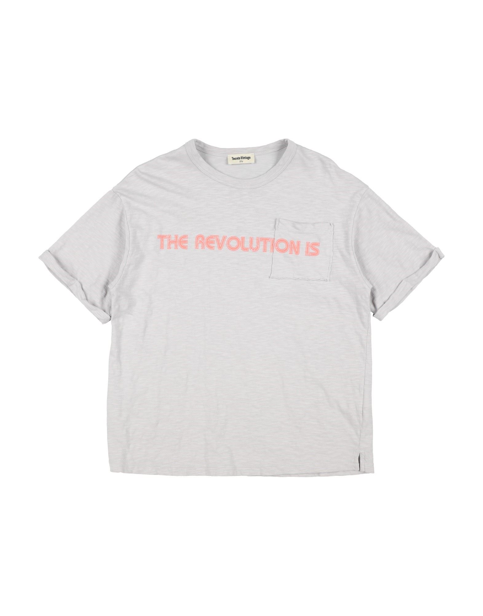 TOCOTO VINTAGE T-shirts Kinder Hellgrau TOCOTO VINTAGE T-shirts Kinder Hellgrau von TOCOTO VINTAGE
