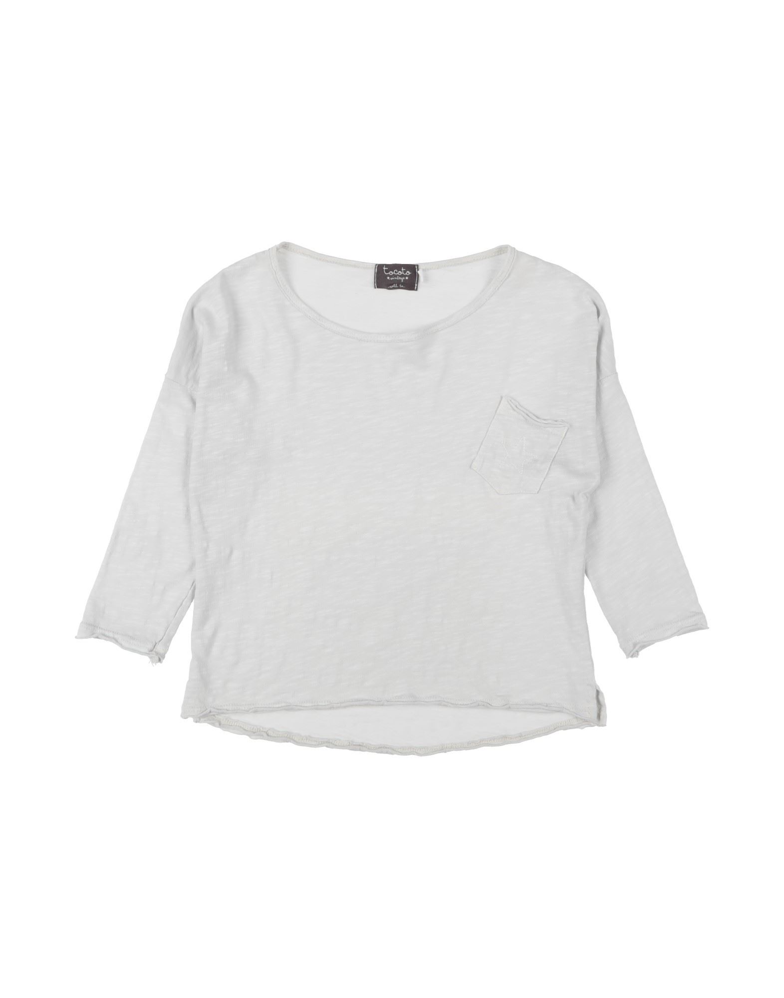 TOCOTO VINTAGE T-shirts Kinder Hellgrau TOCOTO VINTAGE T-shirts Kinder Hellgrau von TOCOTO VINTAGE