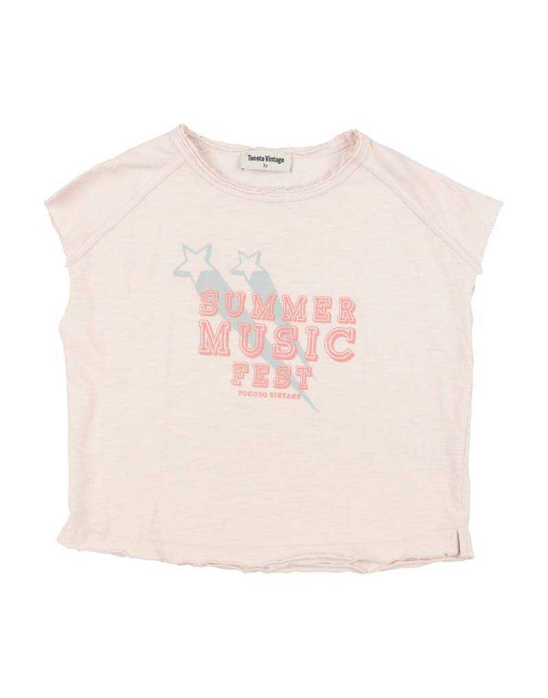 TOCOTO VINTAGE T-shirts Kinder Hellrosa von TOCOTO VINTAGE