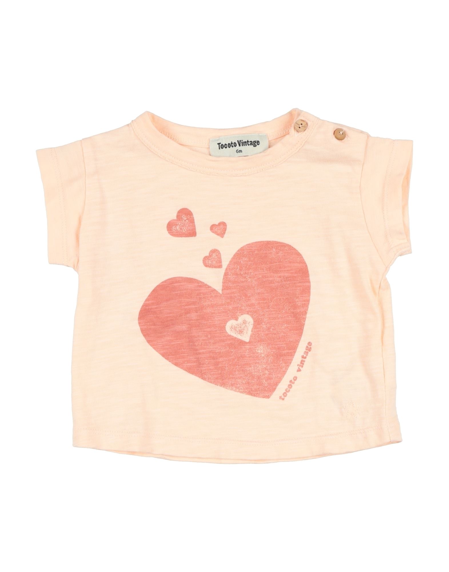 TOCOTO VINTAGE T-shirts Kinder Lachs TOCOTO VINTAGE T-shirts Kinder Lachs von TOCOTO VINTAGE