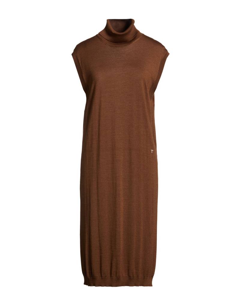 TOD'S Midi-kleid Damen Braun von TOD'S