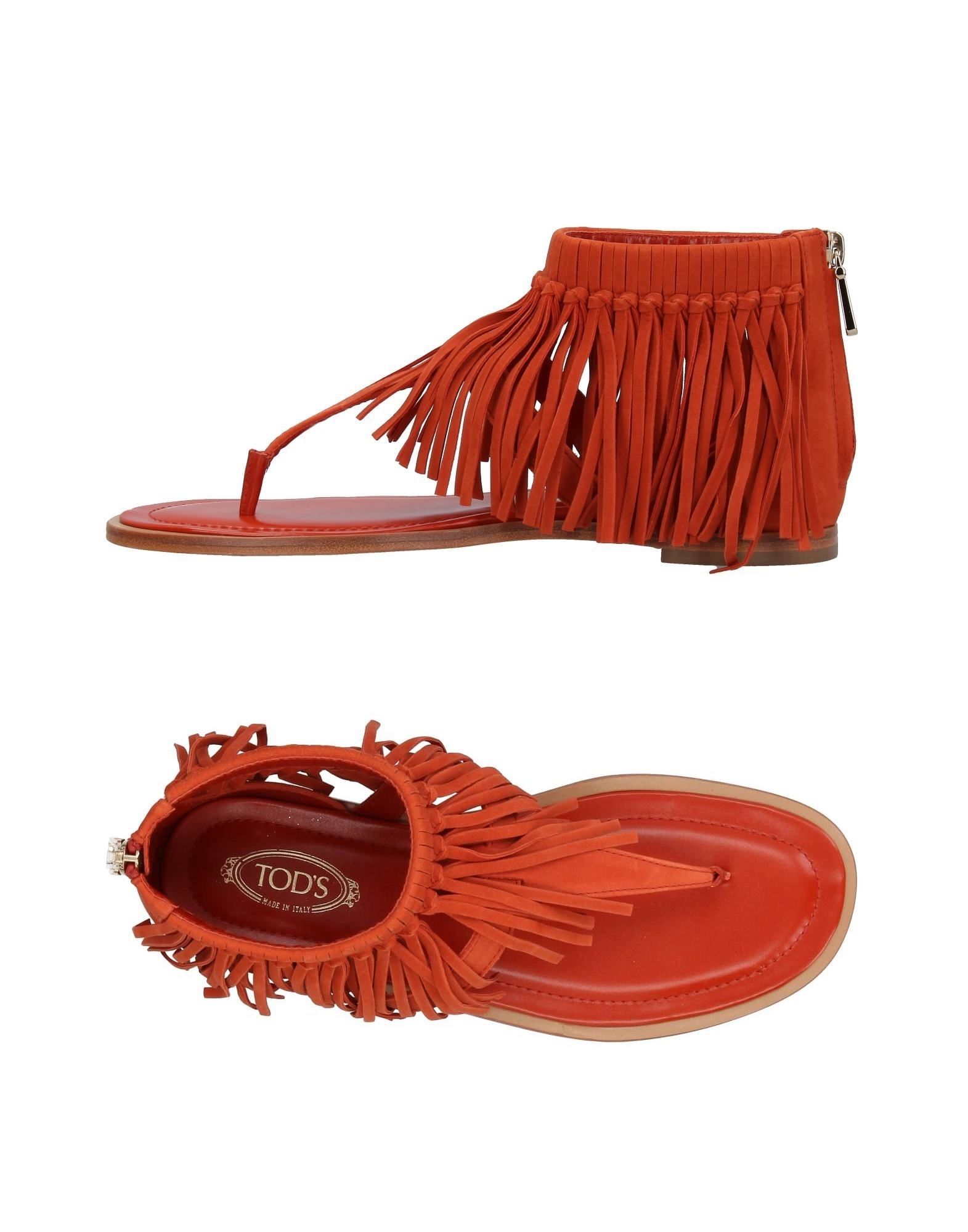 TOD'S Zehentrenner Damen Orange von TOD'S