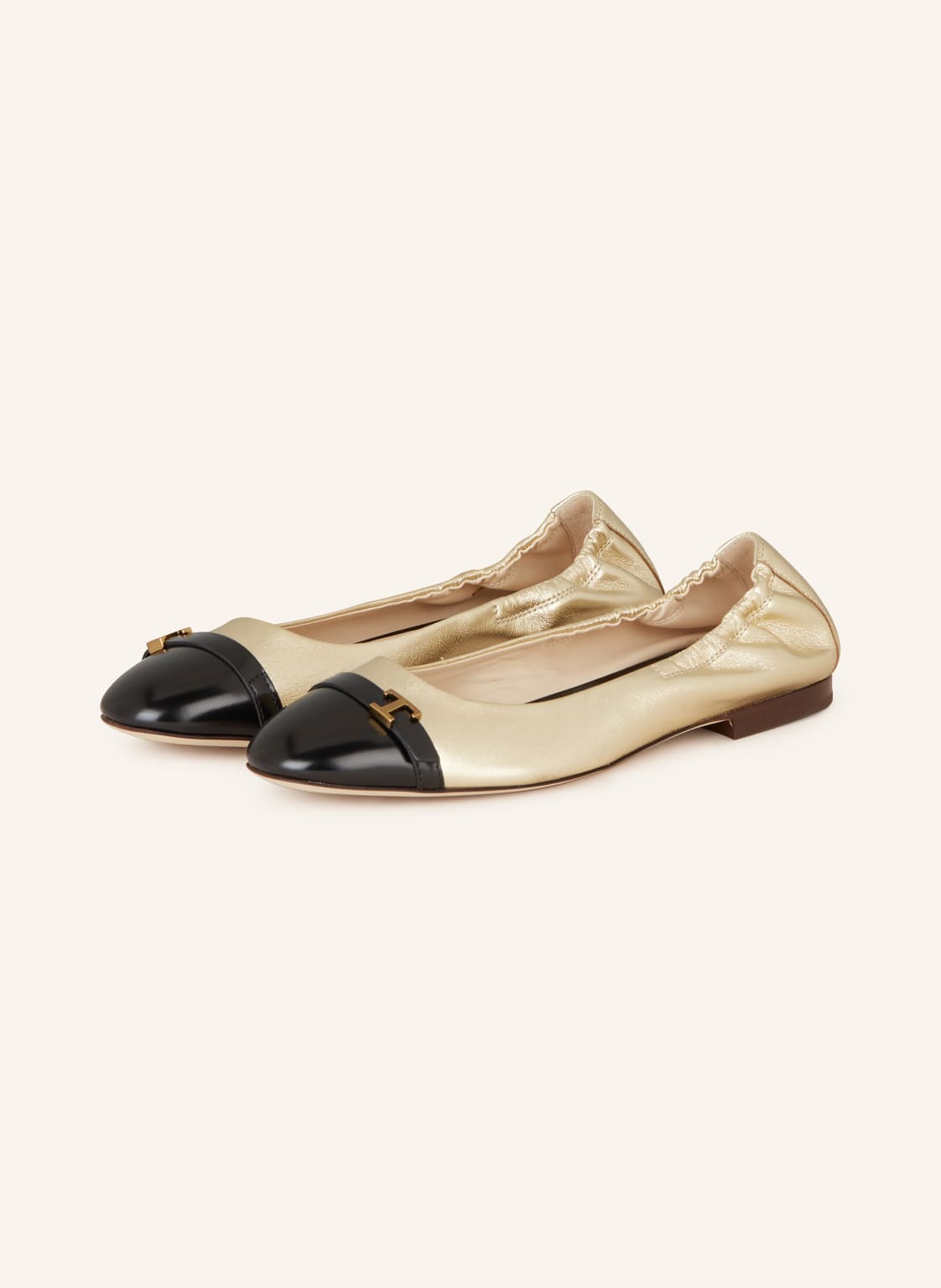 Tod's Ballerinas Cuoio 94k gold von TOD'S