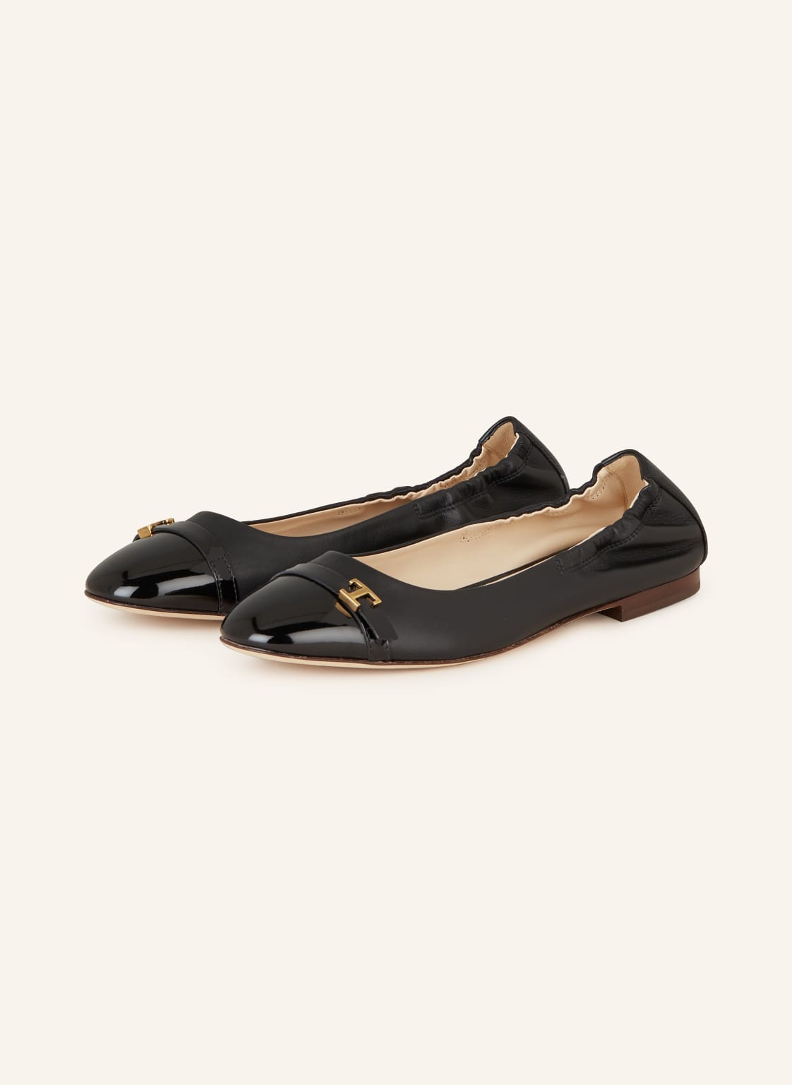 Tod's Ballerinas Cuoio 94k schwarz von TOD'S