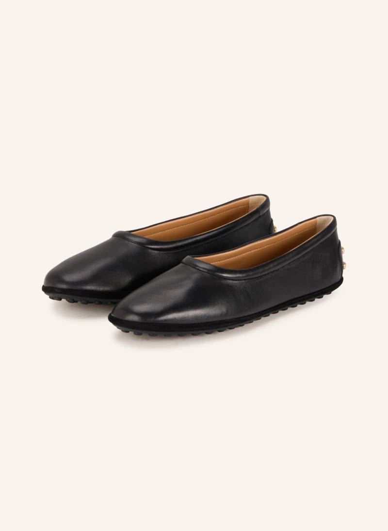 Tod's Ballerinas Gomma schwarz von TOD'S
