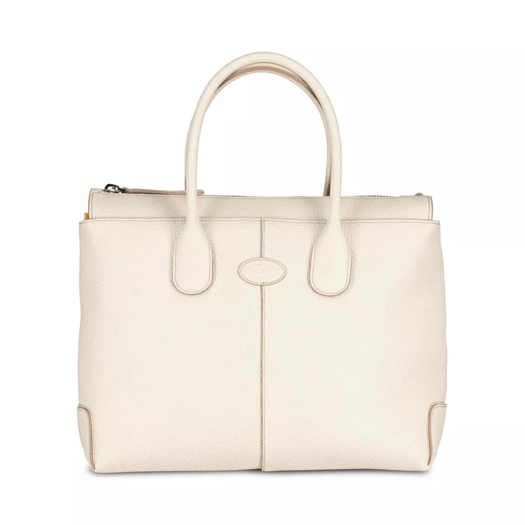 Tod's Crossbody Bags - Business Tasche aus Leder 48104175894874 - Gr. unisize - in Creme - für Damen von TOD'S
