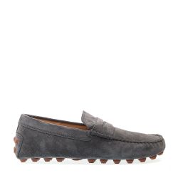 Tod's Graue Wildleder Bubble Mokassins - Herren Slipper von TOD'S