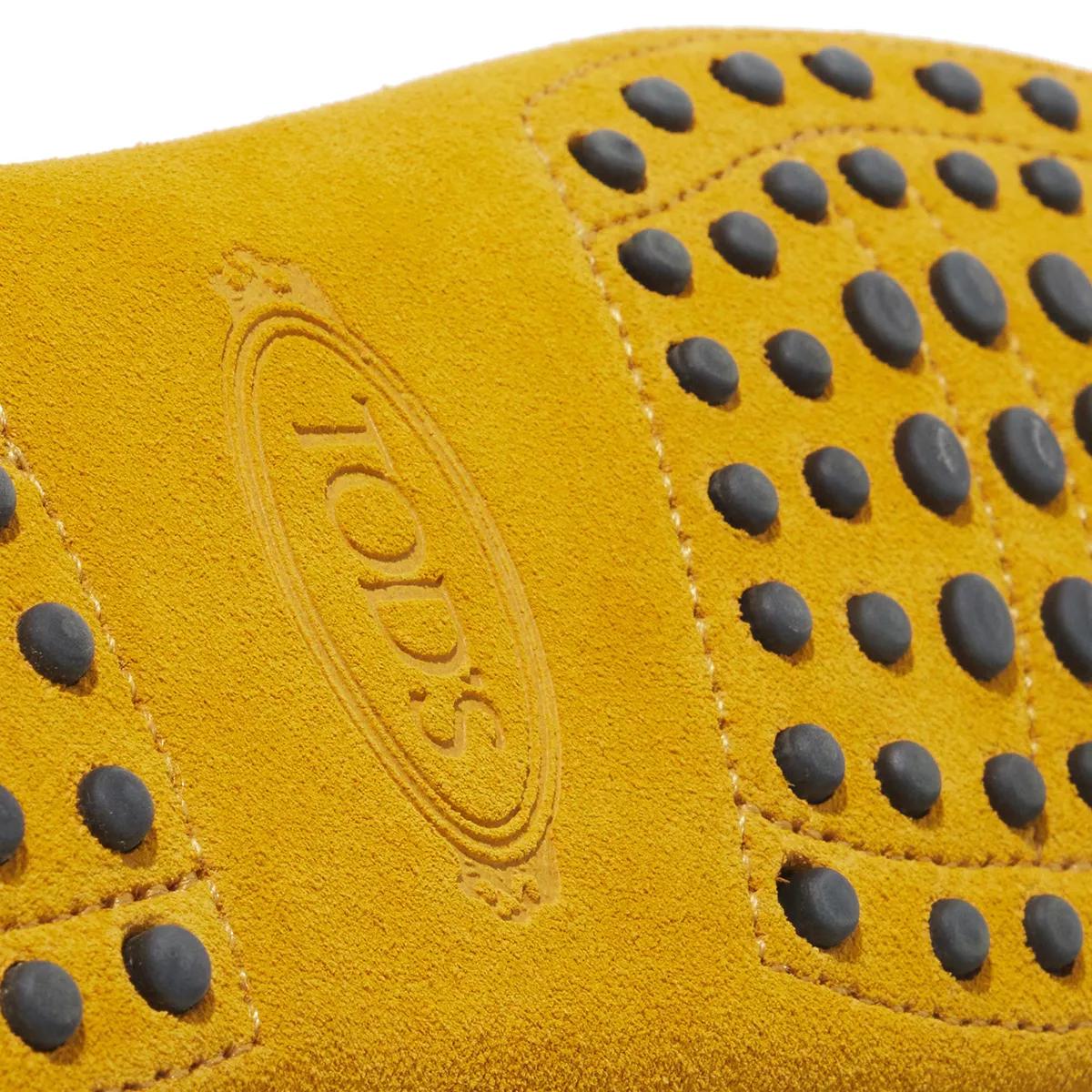 Tod's Loafers & Ballerinas - Gommino Driving Shoes in Suede - Gr. 38 (EU) - in Gelb - für Damen von TOD'S